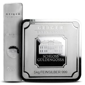 Buy 5000 Gram Silver Bar (Varied Condition, Any Mint)