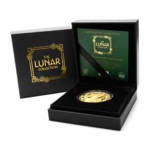 2025 1 oz Proof Pitcairn Islands Gold Lunar Year of the Snake Coin (Box + CoA)