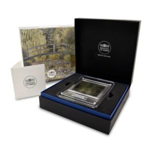 2022 500 Gram Proof French Silver The Water Lily Pond Coin (Box + CoA)