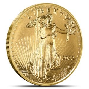 2022-W 1 oz Burnished American Gold Eagle Coin (Box + CoA)