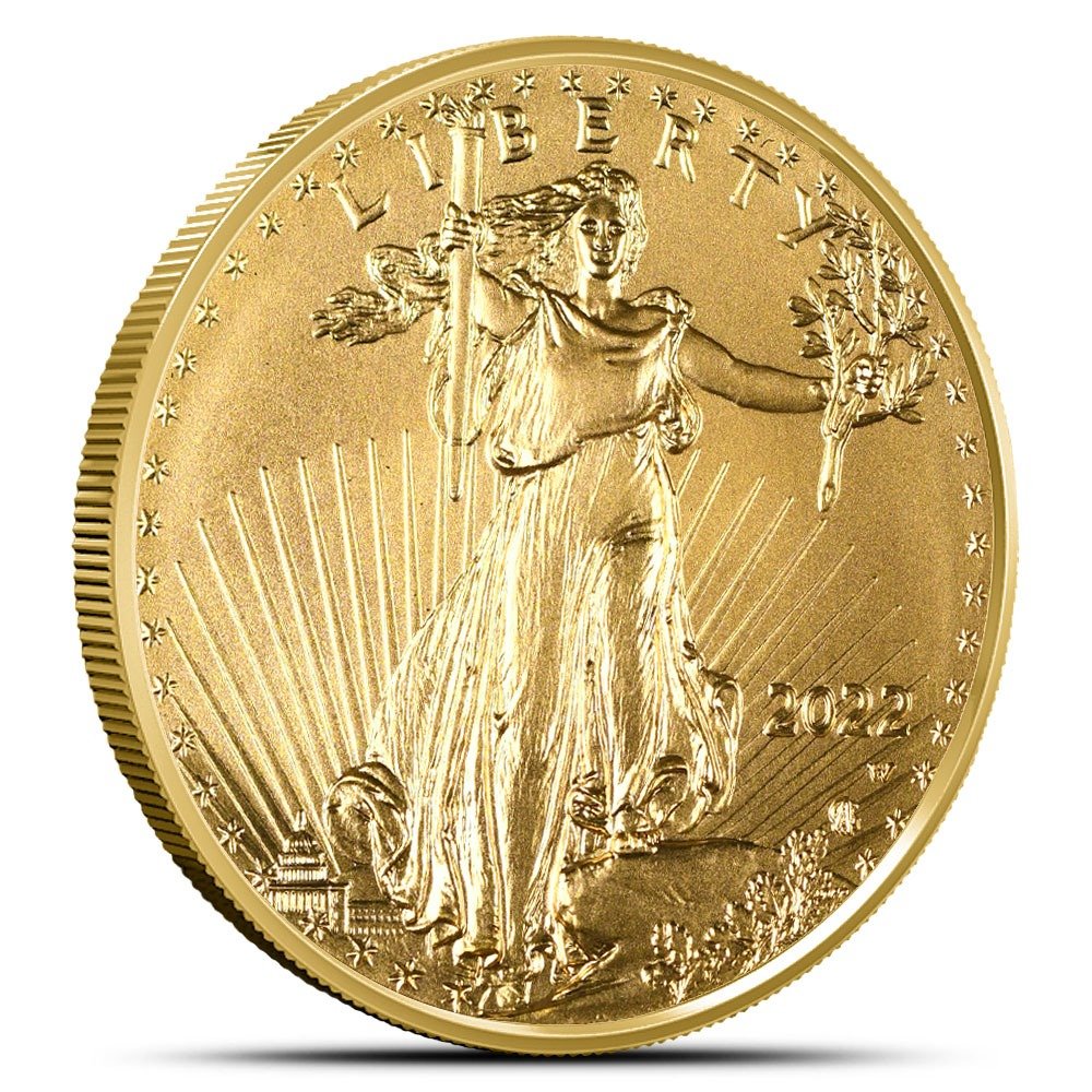 2022-W 1 oz Burnished American Gold
