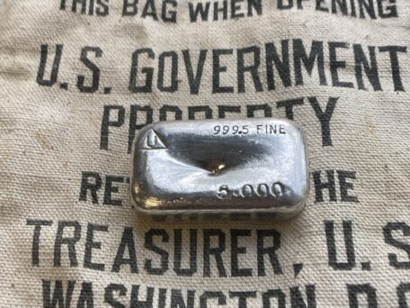 977.9 oz Asarco Silver Bar For Sale