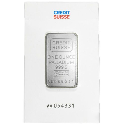 Buy 1 oz Credit Suisse Palladium Bar