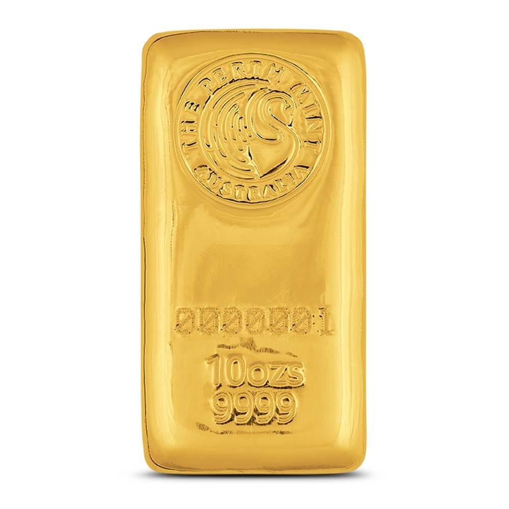 Buy 10 oz Perth Mint Cast Gold Bar