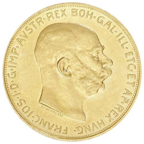 Buy 100 Corona Austrian Gold Coin (1908-1914, AU+) - Image 2