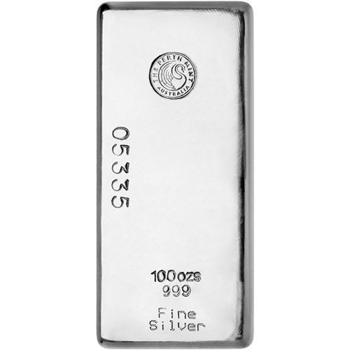 Buy 100 oz Perth Mint Cast Silver Ba