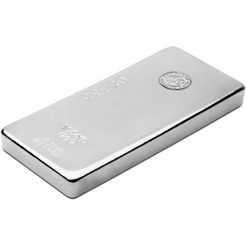 Buy 100 oz Perth Mint Cast Silver Bar (New) - Image 2