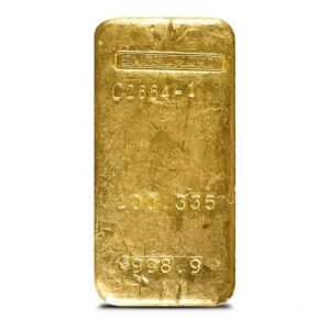 Buy 100.33 oz Engelhard Gold Bar (998.9 Fine)