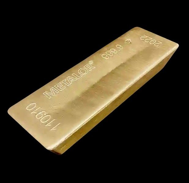 Buy 12.5KG Metalor Cast Gold Bar