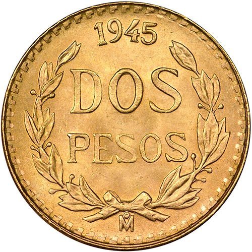 Buy 2 Peso Mexican Gold Coin