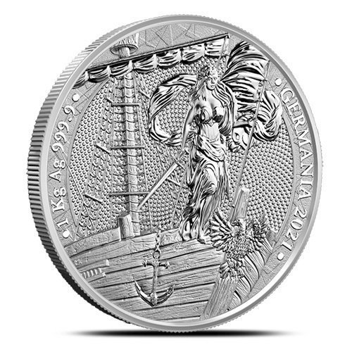 Buy 2021 1 Kilo Germania Silver Roun