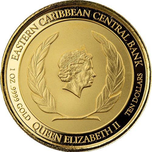 Buy 2021 1 oz EC8 Gold Anguilla Coin (BU) - Image 2