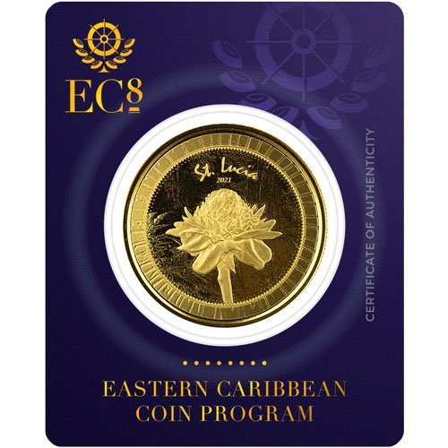 Buy 2021 1 oz EC8 Gold St. Lucia Coin (BU) - Image 3