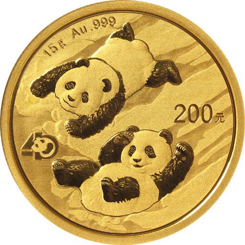 Buy 2022 15 Gram Chinese Gold Pand