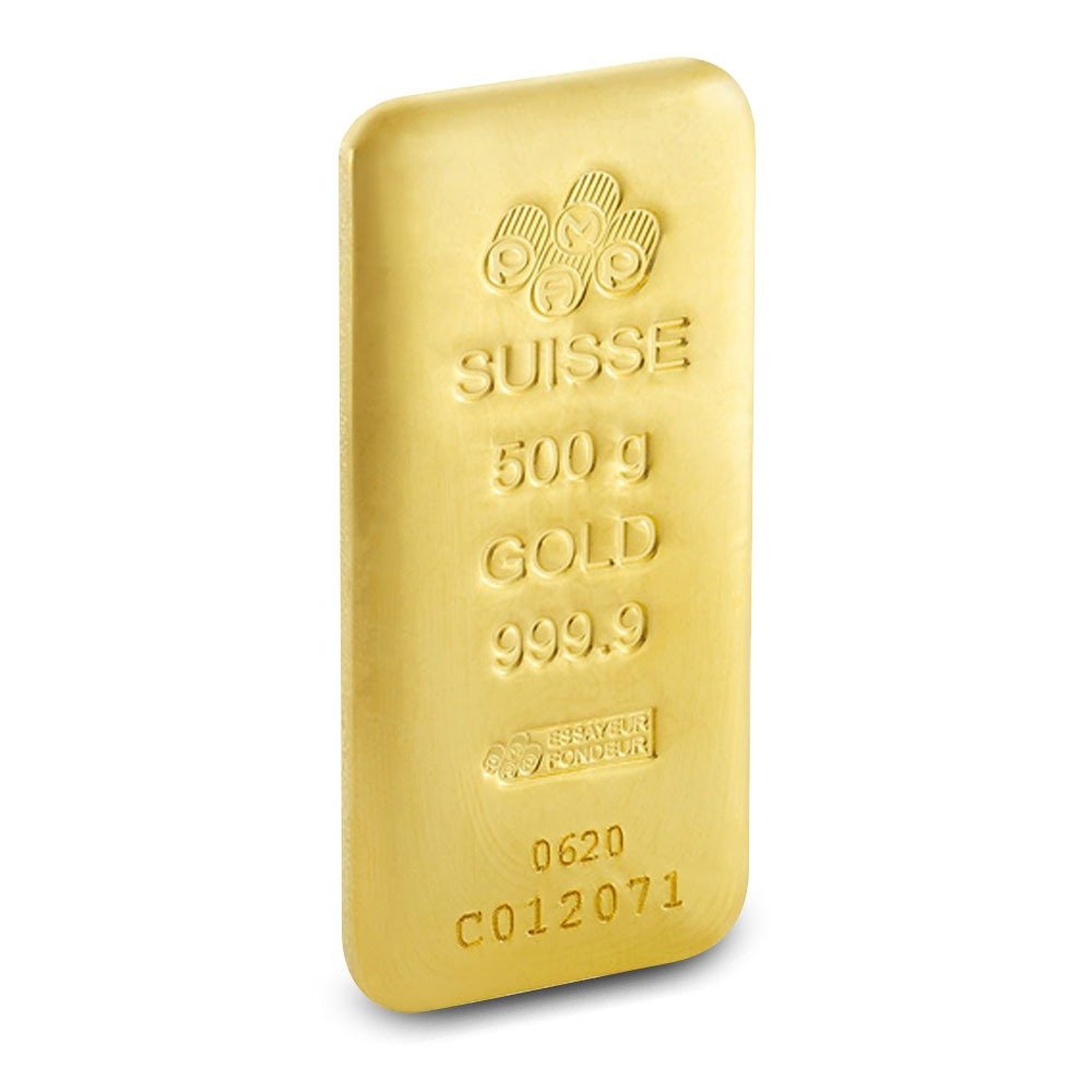 Buy 500 Gram PAMP Cast Gold Bar
