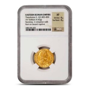 Eastern Roman Empire Theodosius II, AD 402-450 AV Solidus NGC XF