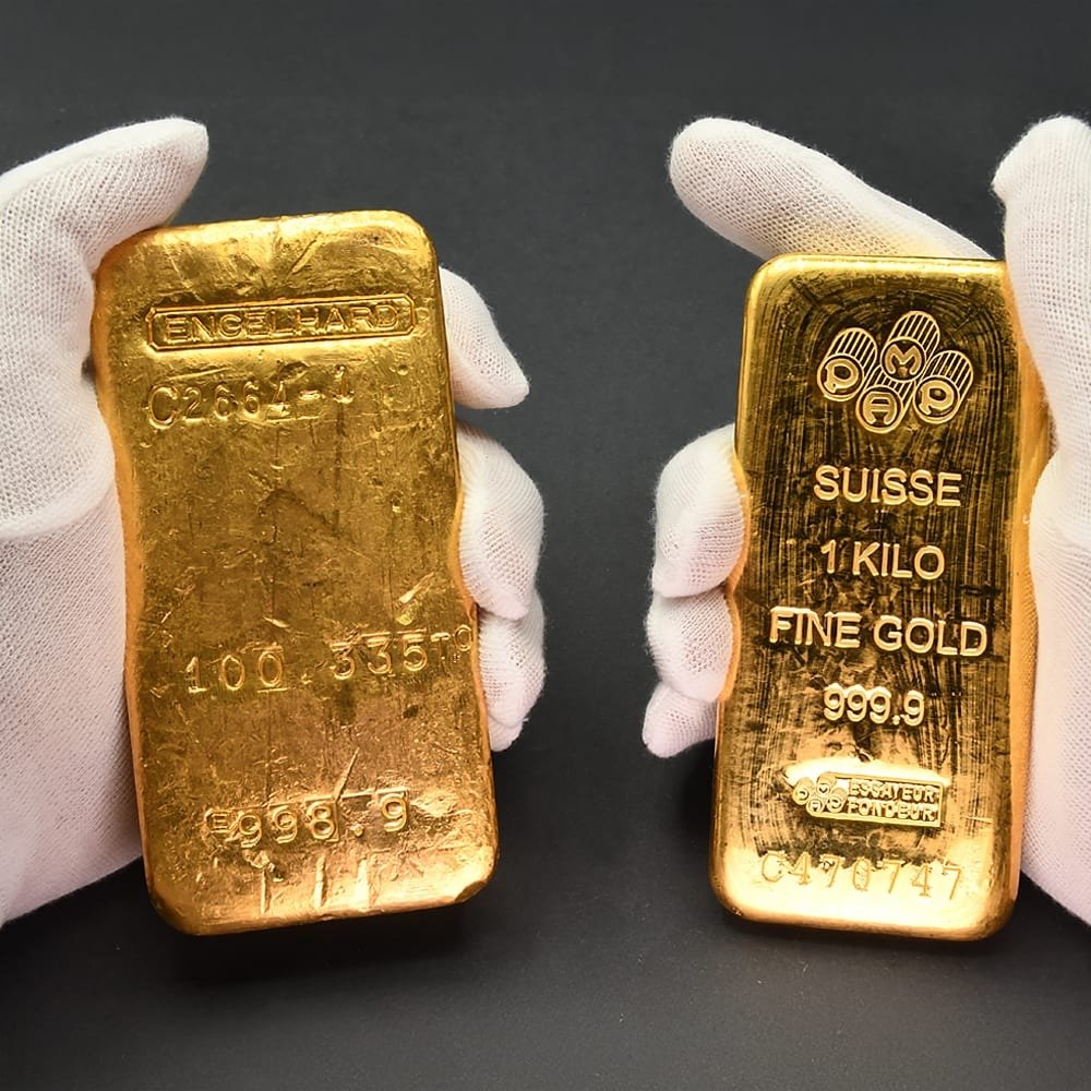 Buy 100.33 oz Engelhard Gold Bar (998.9 Fine) - Image 3