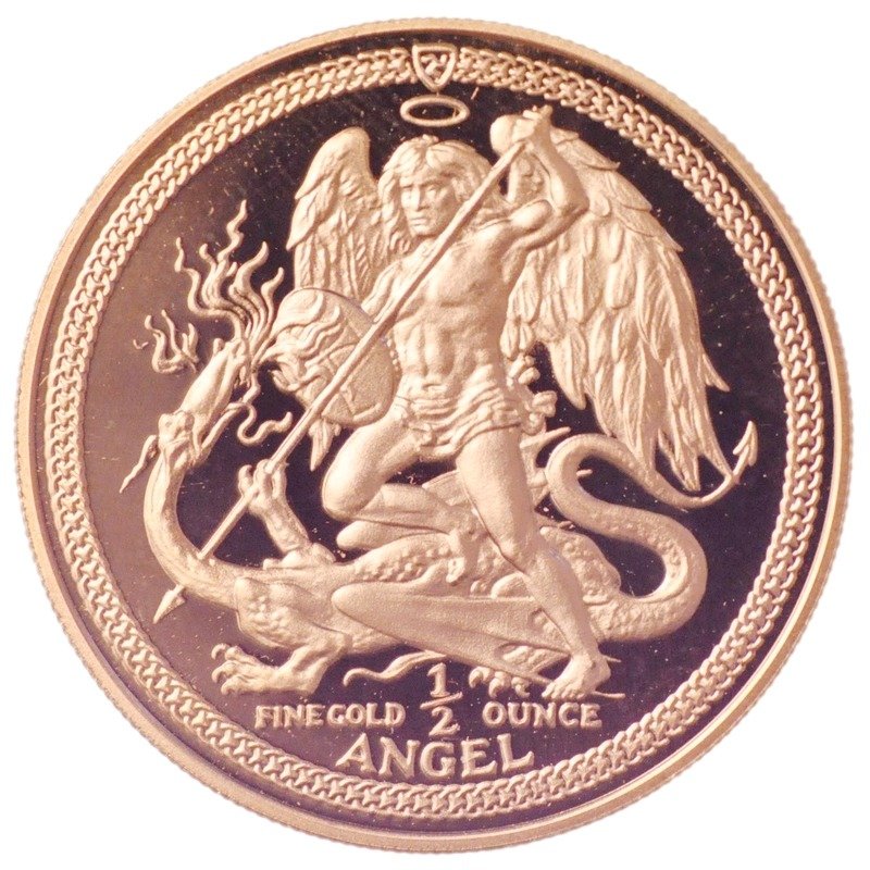 1/2 oz Isle of Man Angel Gold Coin