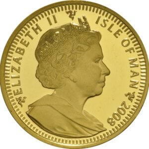 1 oz Isle of Man Crown Gold Coin Manx Cats