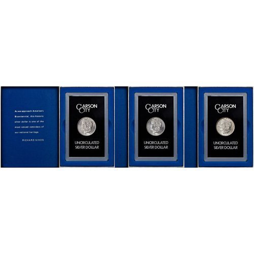 Morgan Silver Dollar 3-Coin Set For