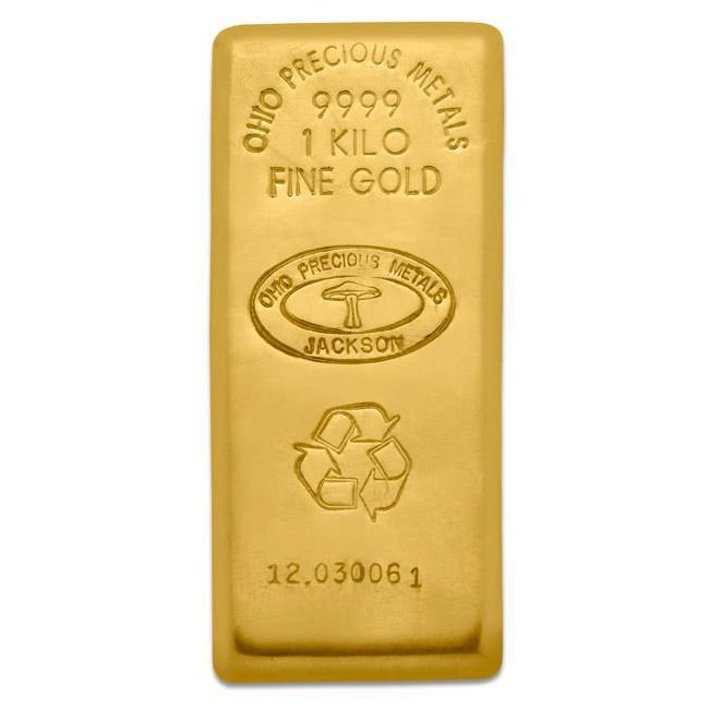 1 Kilo OPM Gold Bar For Sale (Varied Condition w/ Assay) - Image 2