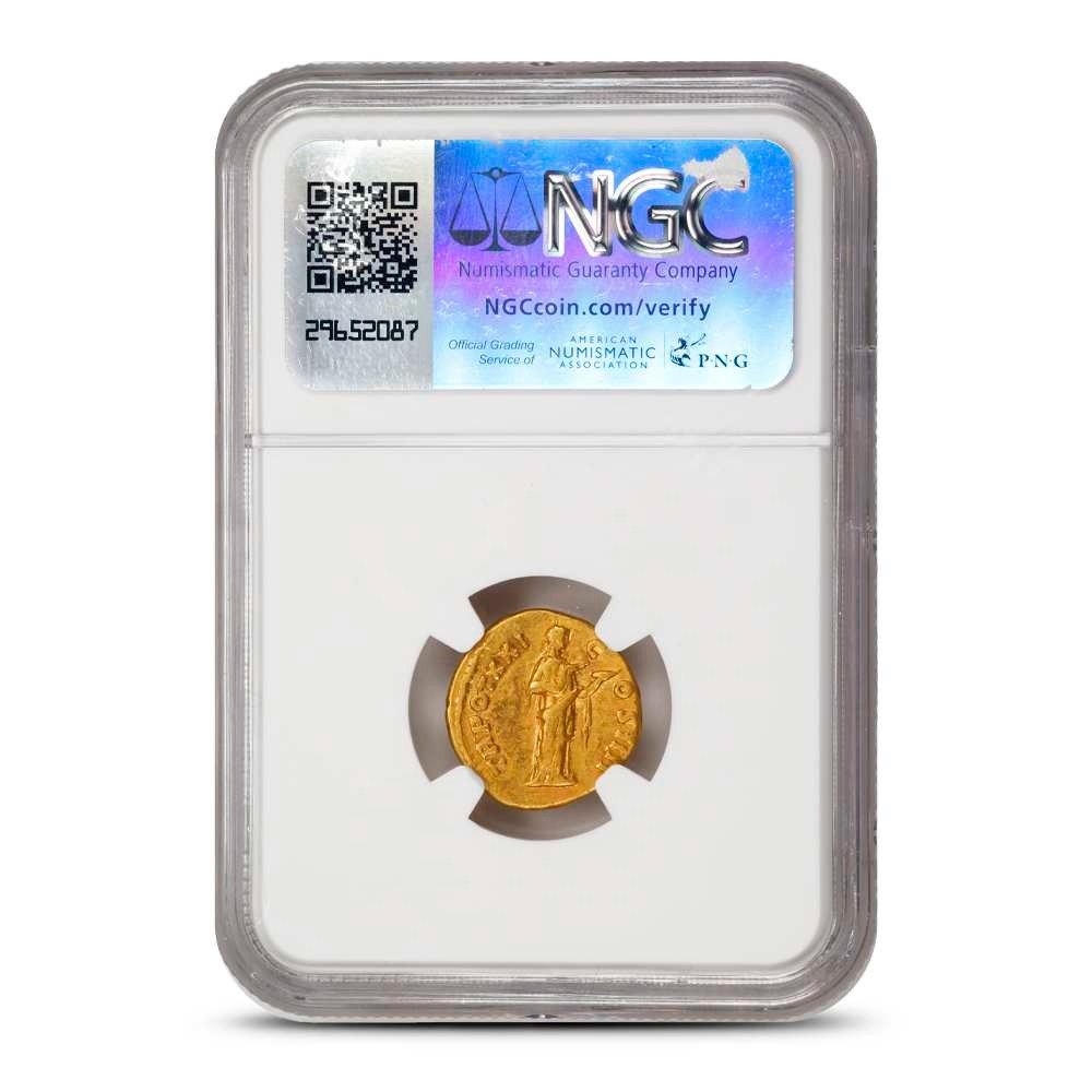 Buy Roman Empire Antoninus Pius,AD 138-161 AV Aureus NGC Ch VF - Image 2