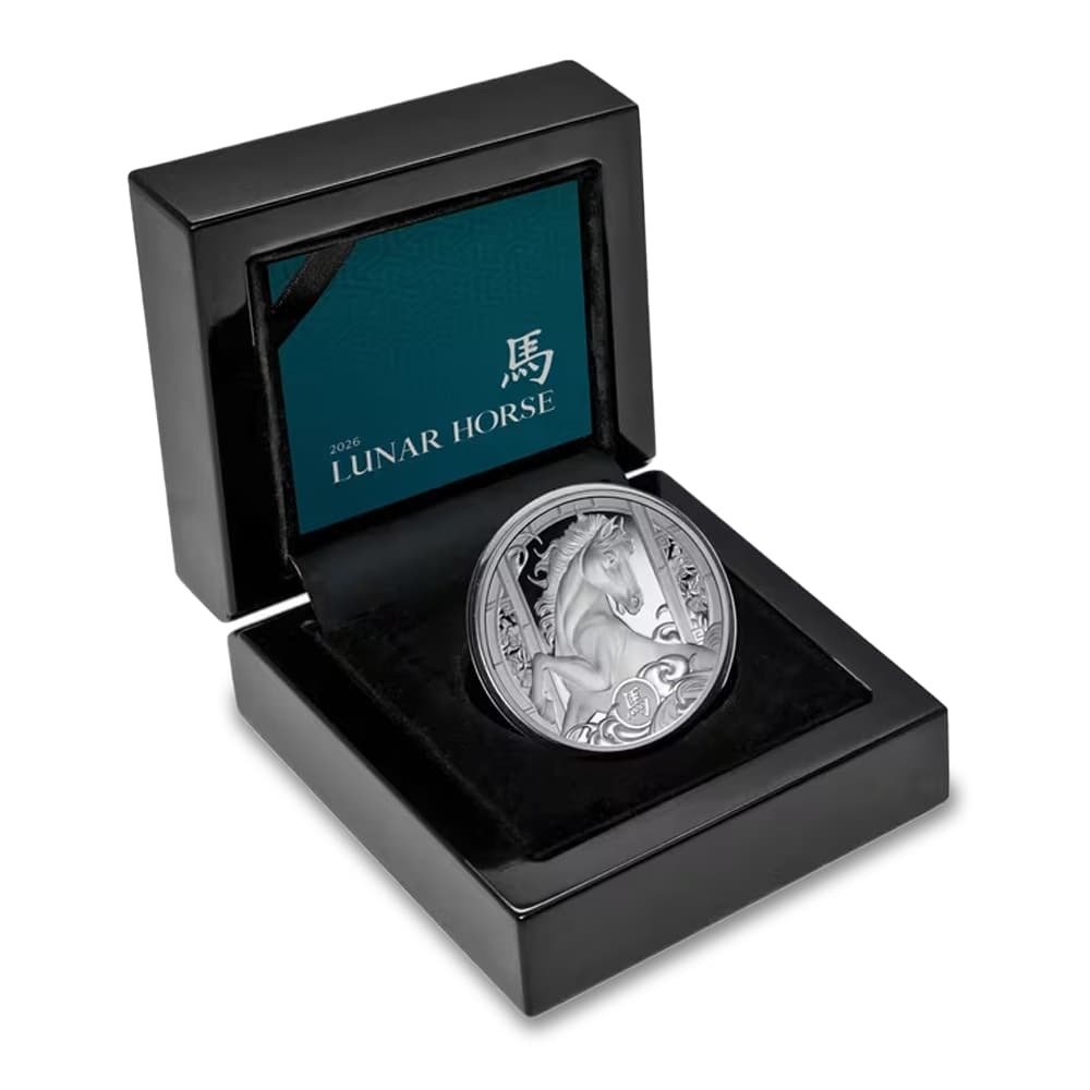 2026 1 oz Proof Niue Silver Lunar Year of the Horse Coin (Box + CoA) - Image 3