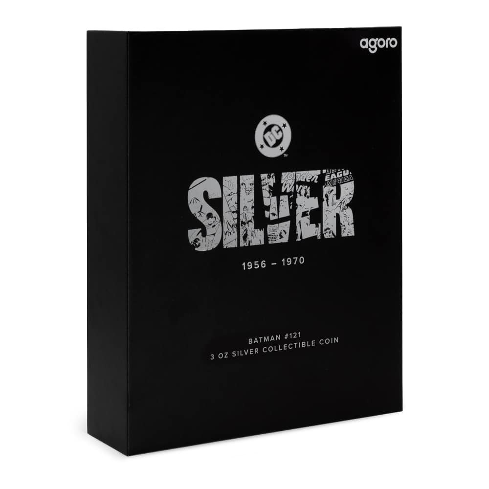 2025 3 oz Proof Niue Silver Age Batman #121 Coin (Box + CoA) - Image 7