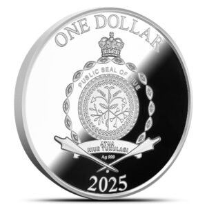 2025 1 oz Proof Colorized Niue Silver Tree of Luck Nazar Eye Coin (Box + CoA)