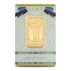 1 oz PAMP Suisse Gold Lady of Justic