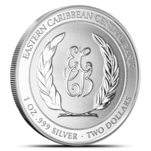 2023 1 oz EC8 Silver St. Lucia Coat of Arms Coin (BU)
