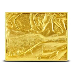 2023 15 oz Republic of Chad Bi-Metal Tyrannosaurus Rex Fossil Coin (Gilded, Box + CoA)