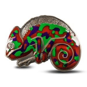 2023 3 oz Antique Barbados Silver Chameleon Coin (Box + CoA)