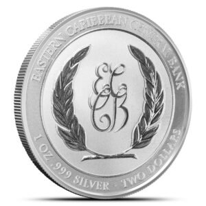 2024 1 oz Colorized EC8 Silver Grenada Shark Diver Coin