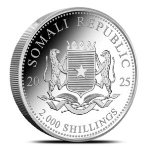 2025 1 Kilo Somalia Silver Elephant Coin (BU)