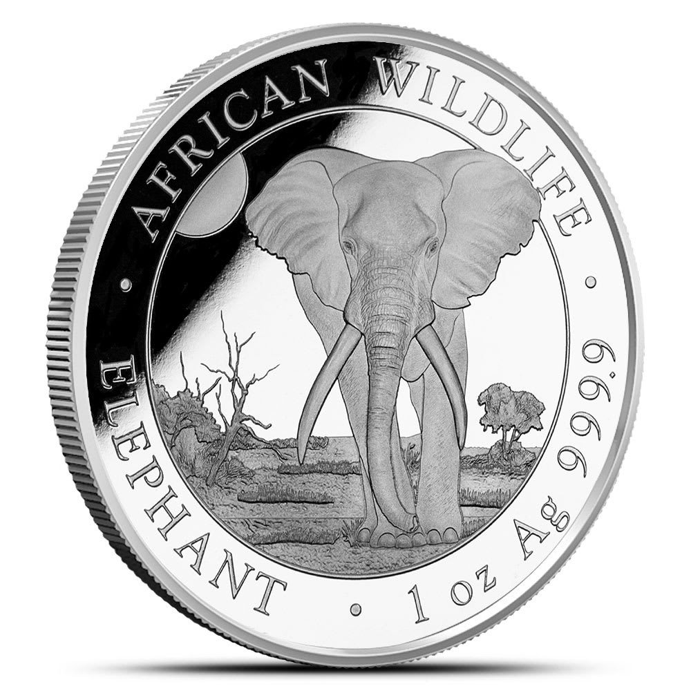 2025 1 oz Somalia Silver Elephant