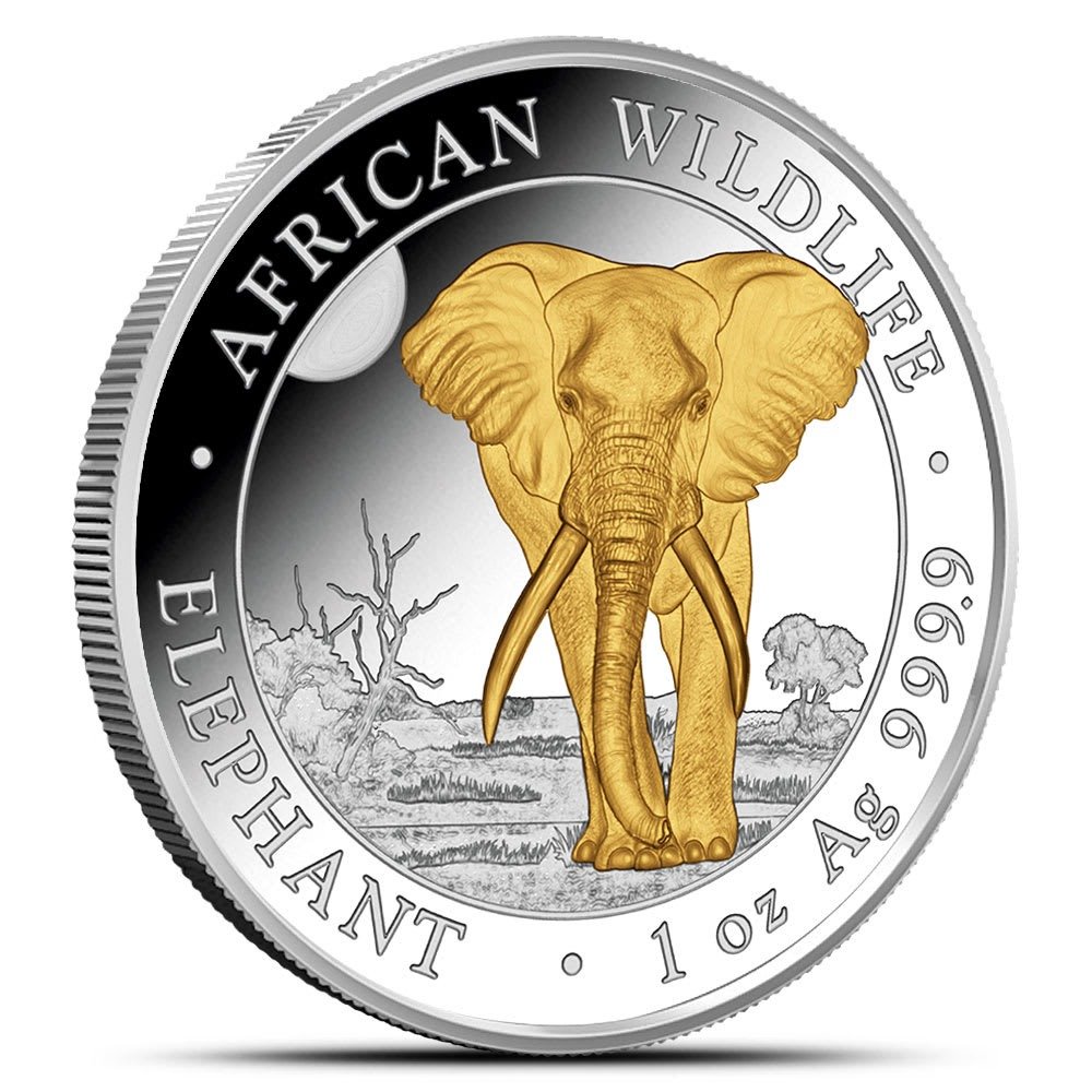2025 1 oz Somalia Silver Elephant Co