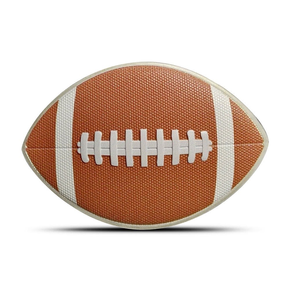 2 oz Colorized Samoa Silver Football