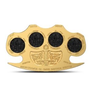 2025 2 oz Samoa Silver The Holy Knuckles Coin (Box + CoA, Gilded)