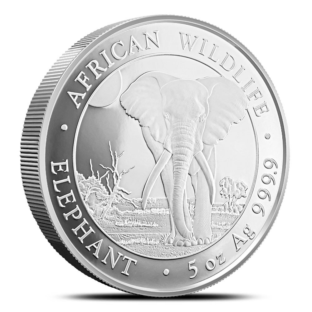 2025 5 oz Somalia Silver Elephant Co