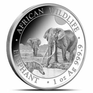2026 1 oz Somalia Silver Elephant Coin (BU)
