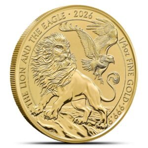 2026 1/4 oz British Gold The Lion and The Eagle Coin (BU)