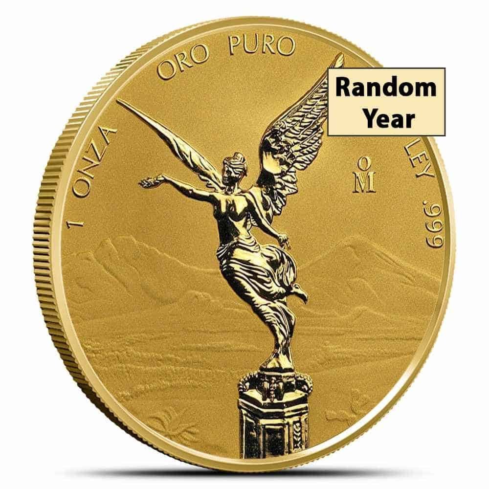 1 oz Reverse Proof Mexican Gold Libertad Coin (Random Year, In Capsule) - Image 2