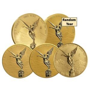 1 oz Reverse Proof Mexican Gold Libe