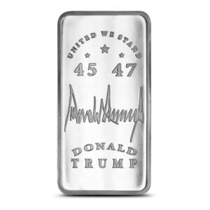 10 oz President Trump Coat of Arms Silver Bar (New)