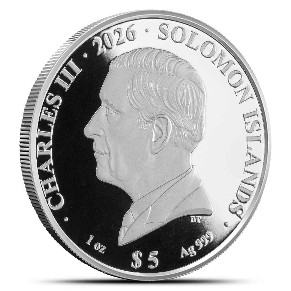 2026 1 oz Proof Solomon Islands Jefferson Memorial Silver Coin (High Relief) - Image 2
