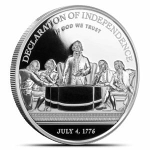 2026 1 oz Proof Solomon Islands Jefferson Memorial Silver Coin (High Relief)