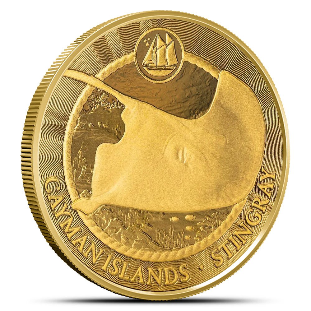 2025 1 oz Cayman Islands Gold Sea
