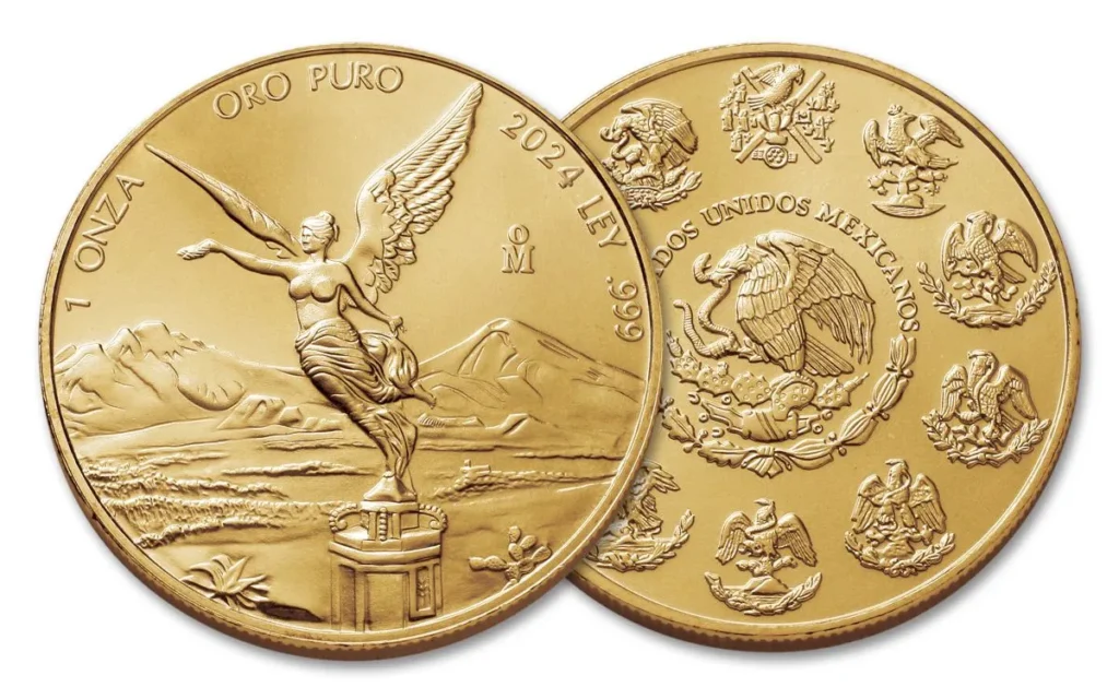 Brilliant Uncirculated Mexican Gold Libertad Coins