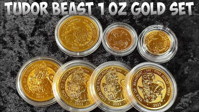 Gold Tudor Beasts